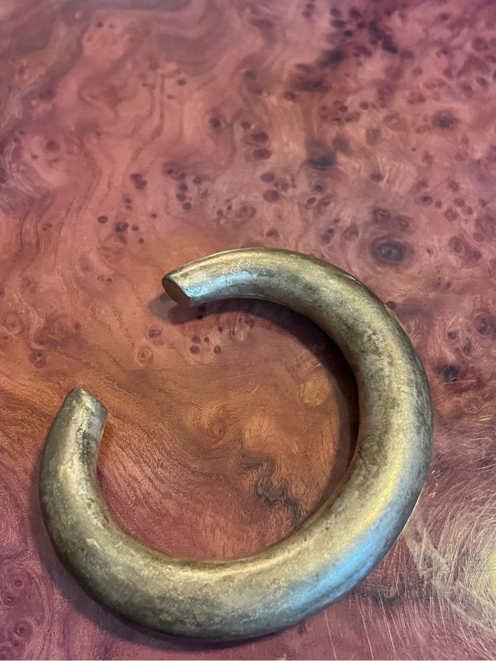 Chunky Open Cuff Metal Bracelet